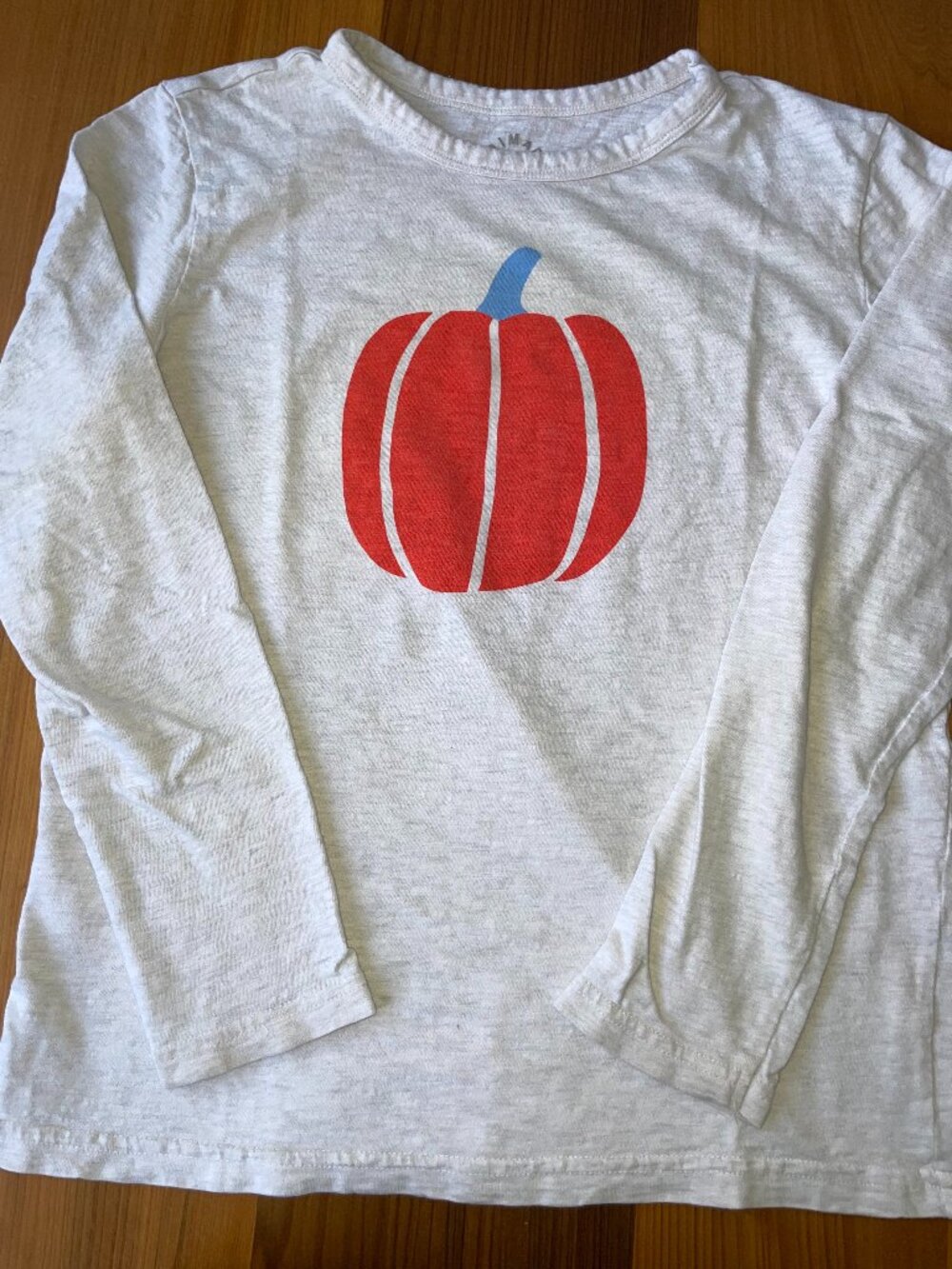 Pumpkin Long Sleeve Tee